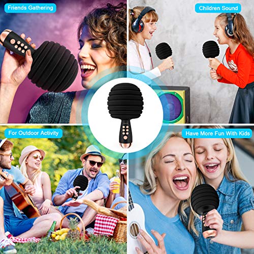 ZealSound Karaoke Mikrofon Bluetooth Karaoke Mikrofon Wireless Karaoke Mikrofon Tragbares 4-in-1 Handheld Microphone… – Bild 7