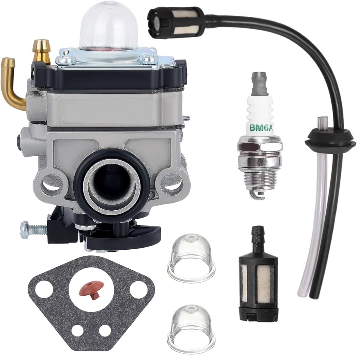 ZAMDOE 753-05251 TB575SS Carburetor Compatible for Troy-Bilt TB415CS TB146EC TB425CS TB465SS TB475SS TB490BC TB525CS TB525EC TB575SS TB590BC, for Ryobi 875R 825R 890R 650R Trimmer Brush Cutter