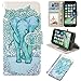 UrSpeedtekLive iPhone SE 2022 /iPhone SE 2020 /iPhone 7/iPhone 8 Wallet Case, Premium PU Leather Flip Case Cover with Card Slots & Kickstand for iPhone SE 2022/2020,iPhone 7 / iPhone 8 -Elephant