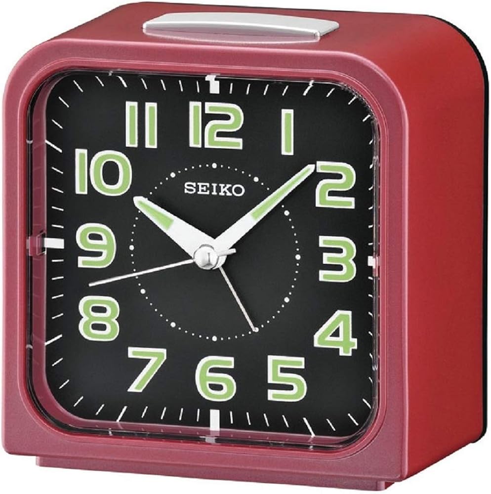 Seiko Clocks Bedside Alarm Clock QHK025R Amazon.co.uk Watches