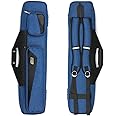 MangoRun Pool Cue Case 4x4 with Backpack Straps Carrying Case for 4 Pool Cues