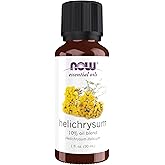 NOW Essential Oils, Helichrysum Oil Blend, Soothing Aromatherapy Scent, Steam Distilled, 100% Pure, Vegan, Child Resistant Cap, 1-Ounce