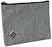 Zipper Pouch; Multiple uses: Pencil Pouch, Tool Pouch, Cosmetic Bag, Diaper Bag Organizer Pouches, Money Bag and More; Small Bag Keeps Items contained and Handy; Grey; by Backpack Equip