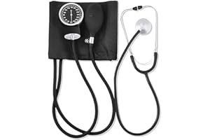 Sphygmomanometer/Aneroid Bp Monitor with Free Basic Stethoscope, Cuff & Carrying