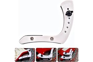 AESTIVATE Ergonomic Electric Guitar Holder, Footstool Leg Stand Guitar Foot Stool Electric Guitar Support Leg Stand Guitar Lifter (White)