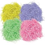 Gift Boutique Easter Basket Grass 16 oz Green Pink Purple and Yellow