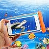 KAMII-3-Pack-Universal-Clear-Waterproof-Bag-Pouch-Dry-Bag-for-Water-Activities-Fit-for-Family-or-Group-Activities-Universal-Size-for-Smartphones-up-to-6-Inches
