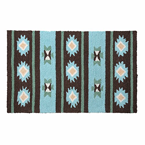 Homefires Accents Navaho Blanket 22-Inch by 34-Inch Indoor Rug