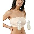 Hands-Free Pumping Bra - Comfortable, Adjustable, Customizable - Converts Nursing Bra or Maternity Bra to Breast Pump Bra