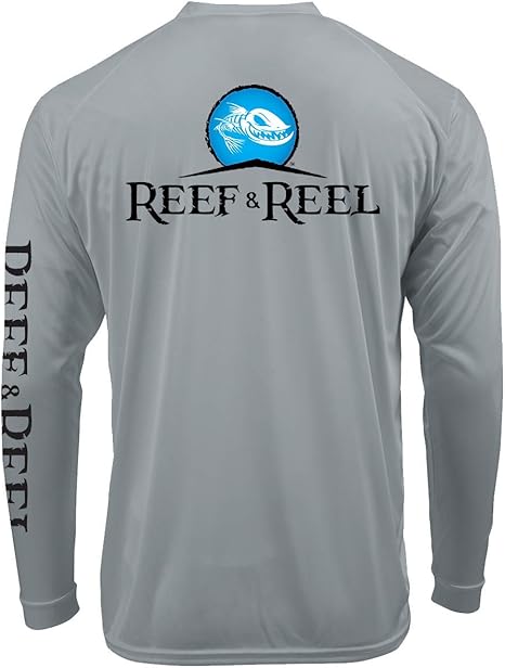 Amazon.com: Reef & Reel Youth Long Sleeve Basics Performance Fishing Shirt +50 UPF Moisture 