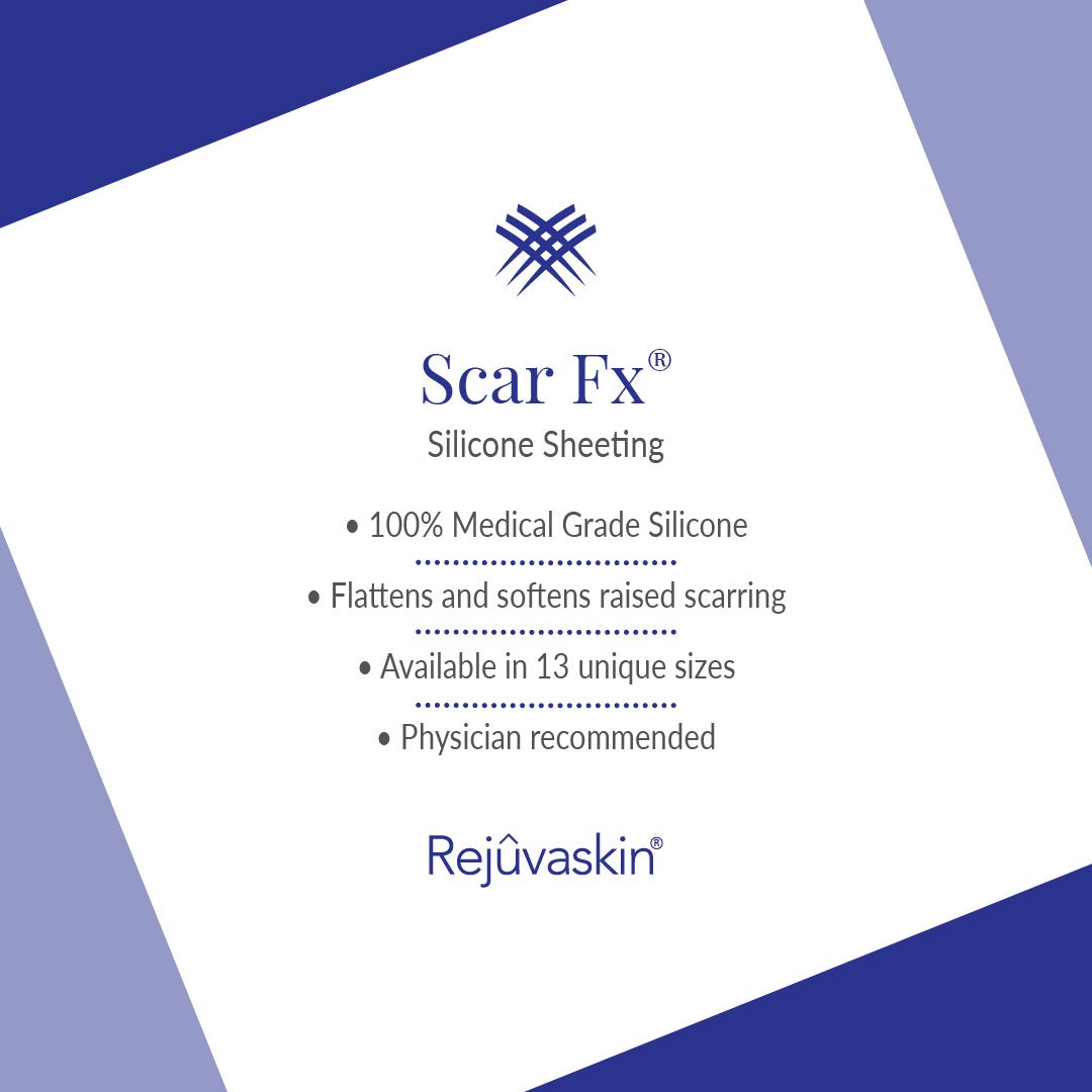 Rejuvaskin Scar Fx Silicone Sheeting - Lollipop Breast Piece- Single Sheet - 100% Healthcare Grade - Physician Recommend : Beauty