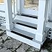HandiTreads Non Slip Aluminum Stair Nosing, Powder Coated Black, 2.75