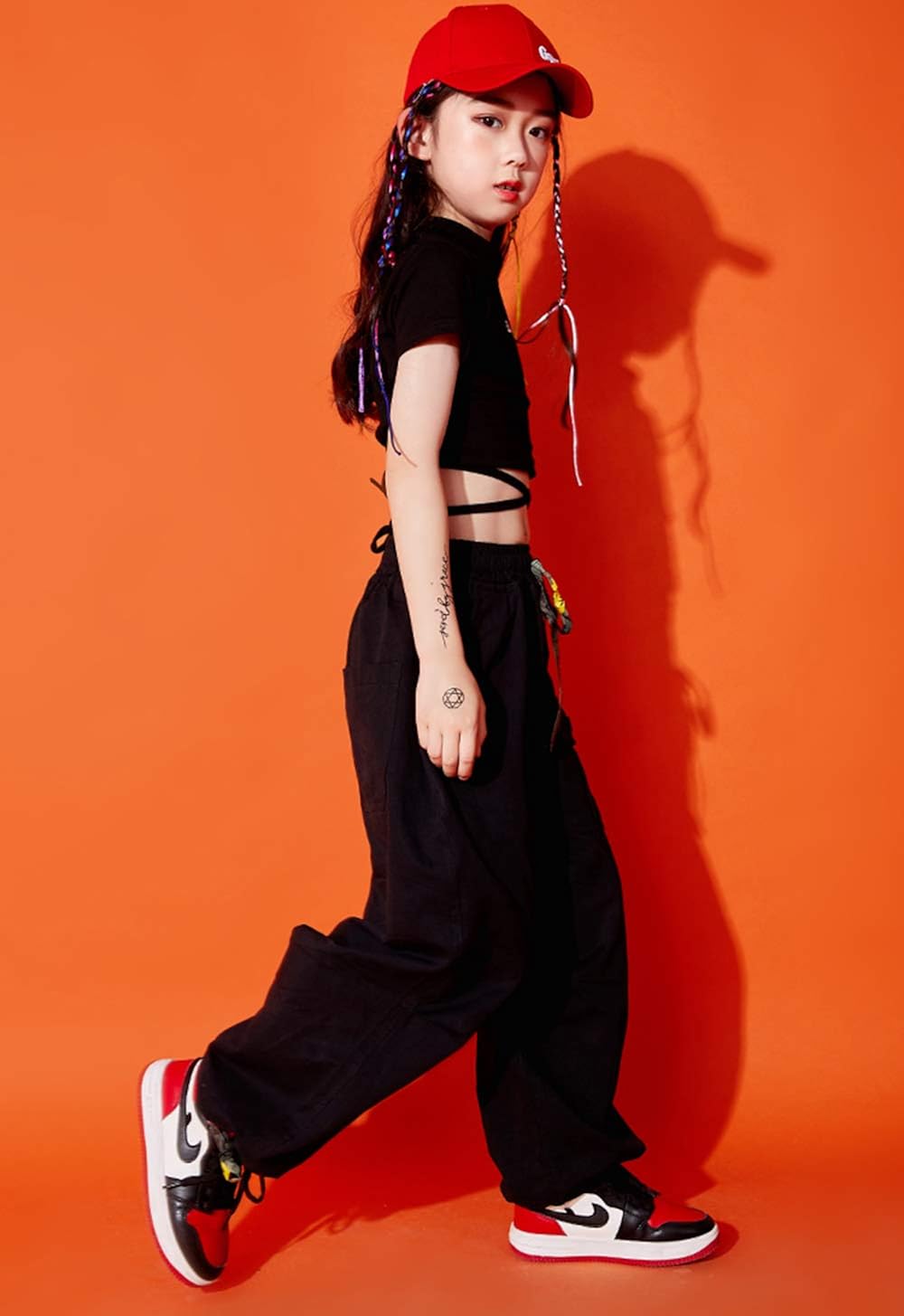 Amazon Co Jp キッズダンス衣装 ヒップホップ ダンス衣装 ガールズ セットアップ キッズ ダンス 衣装 トップス パンツ キッズダンス ボーイズ 派手 韓国風 かっこいい 女の子 Hiphop 男の子 オシャレ ゆったり ダブダブ チーム お揃い 発表会 服 ファッション小物