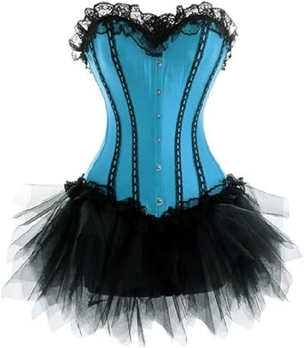 baby blue corset dress