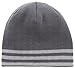 adidas Youth Kids-Boy's/Girl's Eclipse Reversible II Beanie, Black - Onix Marl/Black/Grey/Onix, One Size