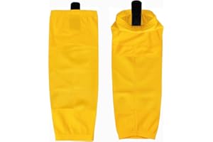 CHKEYS Ice Hockey Socks Solid Color Practice Socks for Junior To Senior Youth Adult