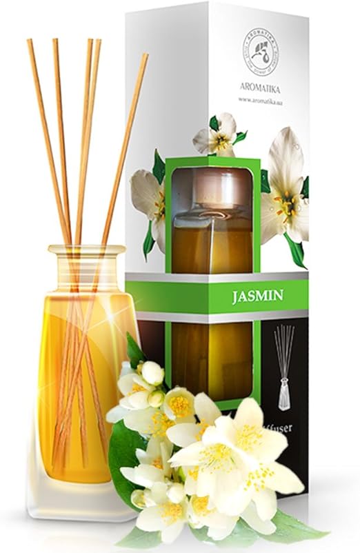 Jasmine diffuser with Jasmine Oil, 100ml Jasmine Reed Diffuser