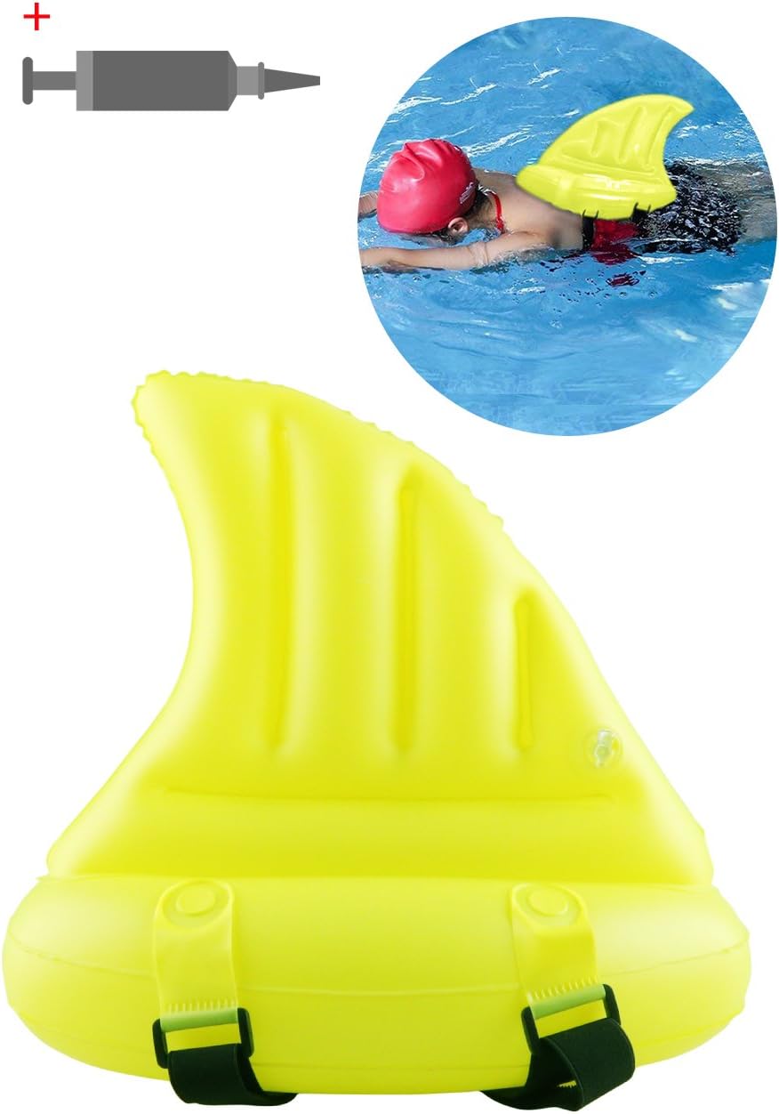 Shark Fin Animal Swimming Ring Inflatable Float Swim Pool Toy for Boys and Girls