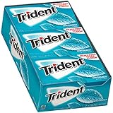 Trident Wintergreen Mint Sugar Free Gum - with Xylitol - 12 Packs (168 Pieces Total)