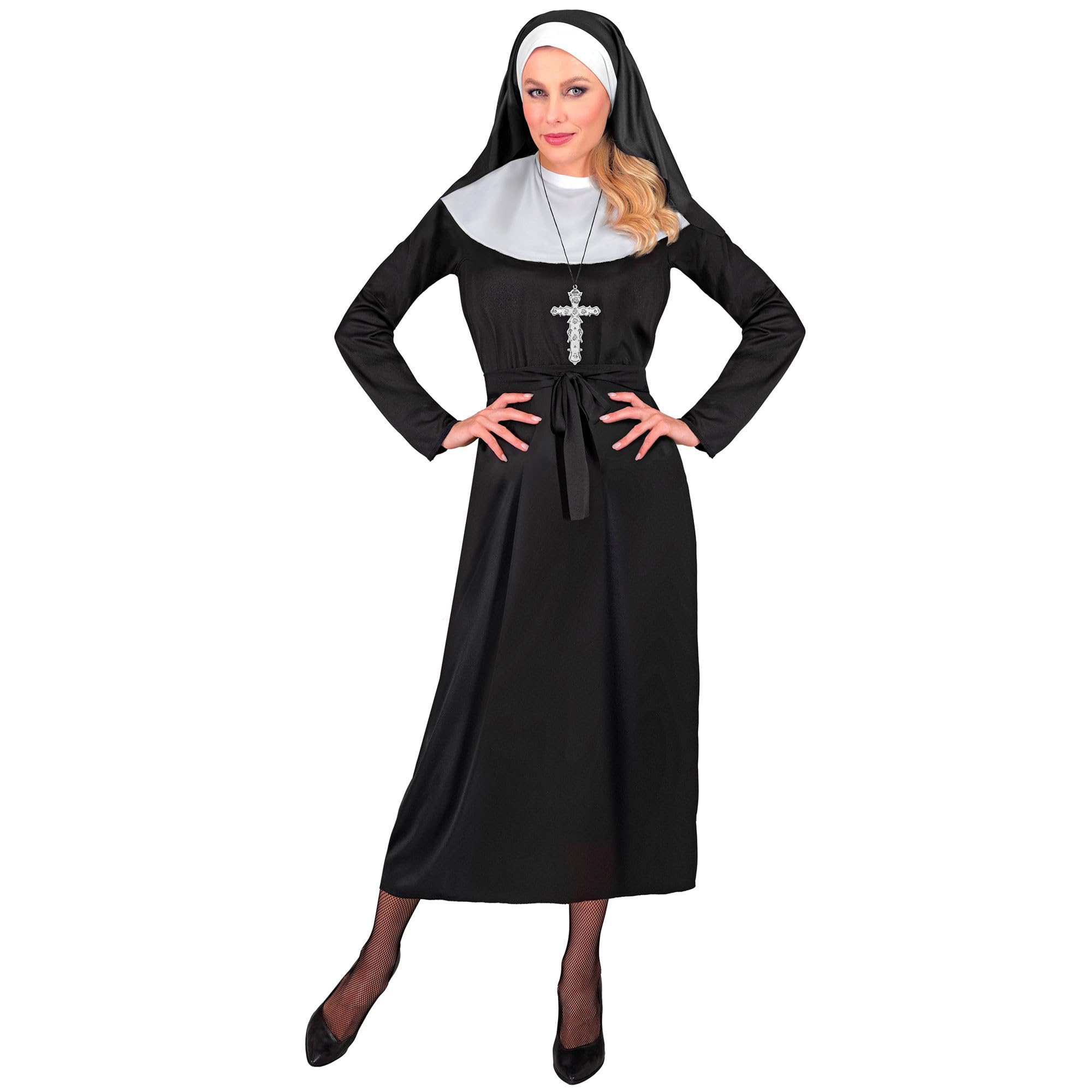 W WIDMANN MILANO Party Fashion - Costume Nun, Dress, Monastery Sister, Church Costume, Fancy Dress Costume
