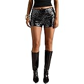 MakeMeChic Women's Cheetah Print Shorts Y2K Sequin Leopard Mini Micro Shorts