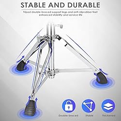 Asmuse Drum Throne Drum Stool, Adjustable Height