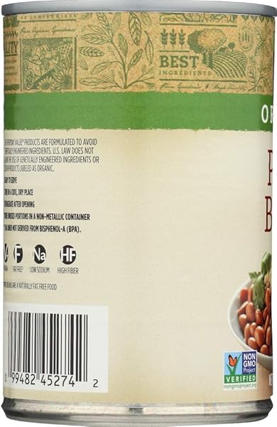 365 EVERYDAY VALUE, ORGANIC PINTO BEANS, 15 OUNCE