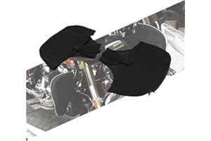 HCmotorku Motorcycle Soft Lowers Chaps Engine Guard Cover Leg Warmer Bag Fit For Harley Touring Road King Street Glide Road G