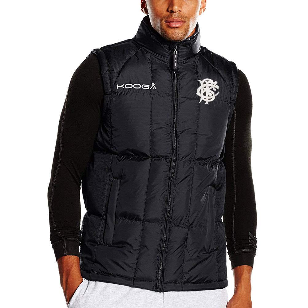 Kooga Barbarians Rugby Elite Gilet [Black] Amazon.co.uk Clothing