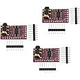 VKLSVAN 3PCS PCM5102 Stereo Lossless Digital to Analog Converter Decoder Board Voice Module I2S Interface Player Board PHAT Format with 3.5mm Jack for Arduino