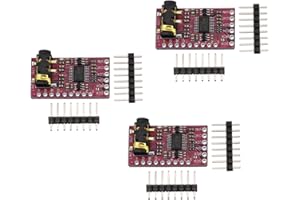 VKLSVAN 3PCS PCM5102 Stereo Lossless Digital to Analog Converter Decoder Board Voice Module I2S Interface Player Board PHAT F