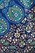 Popular Handicrafts Mandala Bohemian Psychedelic Intricate Floral Design Indian Bedspread Tapestry 54x84 Inches,(140cmsx215cms) Blue
