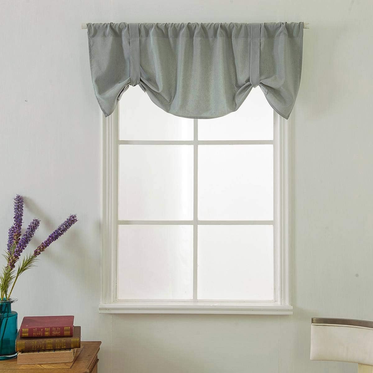 Amazon Com Homeyho Rod Pocket Cafe Curtains Half Curtain Kitchen