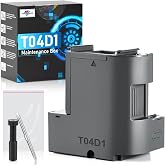 T04D1 Maintenance Box for EcoTank ET-15000 ET-3760 ET-3850 ET-4850 ET-4760 ET-3750, T04D100 Ink Maintenance Box for ET15000 ET-4750 ET-3830 ET-5150 ET-2980 ET-3950 ET-4950 Printer, TO4D1/04D1/EWMB2
