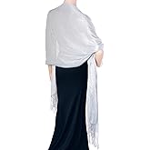 Jmkcoz Women's Pashmina Shawls Wraps Scarf for Evening Dresses Bridal Bridesmaid Wedding Winter Large Warm Soft Silky Scarves