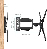 Suptek 55 inch TV Wall Mount Full Motion Swivel Tilt Extend 32-55" VESA 400x400 view 9