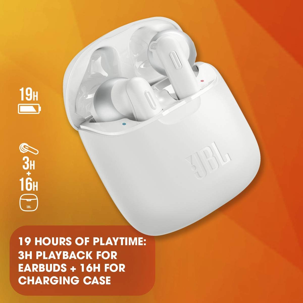 JBL TUNE 220TWS True Wireless Earbud Headphones (Black) - Image 4