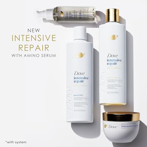 DOVE INTENSIVE REPAIR AMINO SERUM FOR DAMAGED HAIR WITH BIO-PROTEIN CARE TECHNOLOGY 3.3 OZ