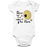 Funnycokid Baby Boys Girls Bodysuit Funny Newborn Romper Short Sleeve Infant Neutral Outfits 0-12 Months