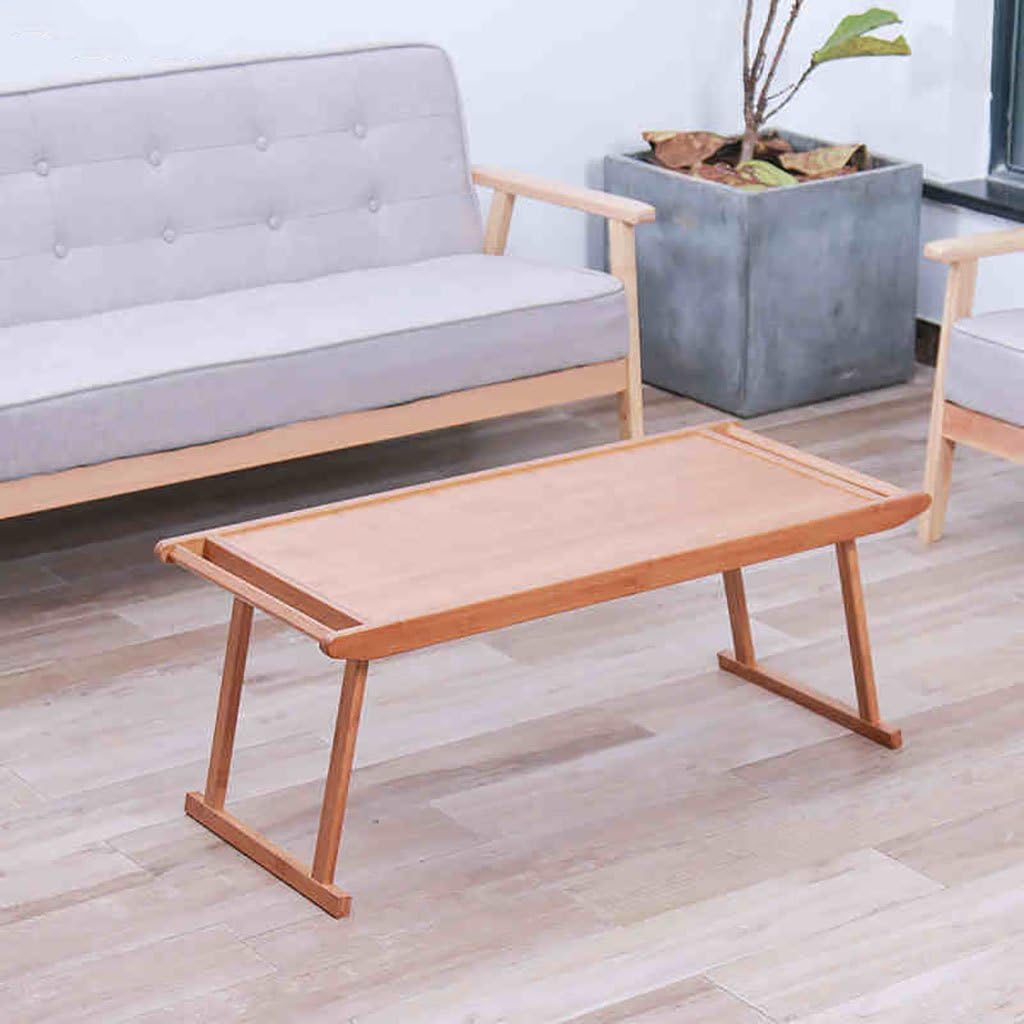 JHZDZ Table Wood Computer Desk Bed Fold Lazy Portable Notebook Small Desk Portable Small Table (Size : 96 * 43 * 39cm)