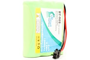 BT-905 Battery Replacement (1200mAh, 3.6v, NiMH) for Uniden, Panasonic, Sony Cordless Phone Compatible with - Panasonic KX-TG