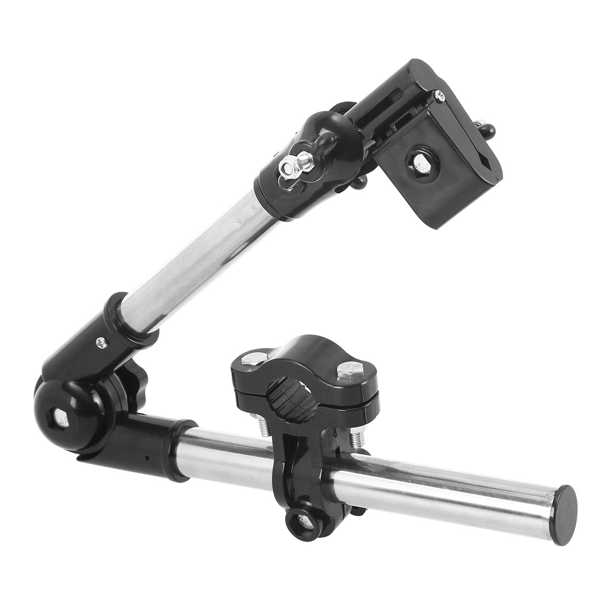 OUNONA Umbrella Mount Stand Adjustable Outdoor Umbrella Holder for Bike Electric Bicycle Stroller Wheel Chair (Black)