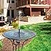 FEELLE Solar Fountain, Solar Bird Bath Fountain Pump