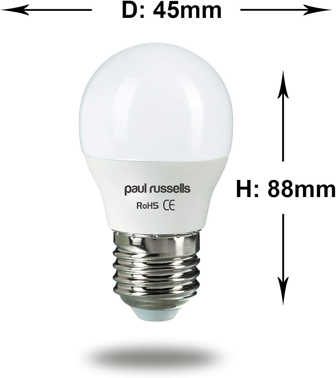 paul russells LED Light Edison Screw E27, 60w Equivalent, 6.5W 806 Lumenrs LED Bulbs, 6500K Bright Daylight - Image 4