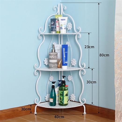 Amazon Com Sxxderty 3 Tier Iron Standing Storage Display Shelf
