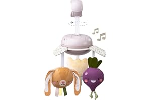 Taf Toys Garden Musical Mobile for Crib with Classical Melodies, Soft Hanging Toys, Promotes Motor Skills & Emotional Development, Large Clip for Easy Attachment, Suitable for Baby Boys & Girls