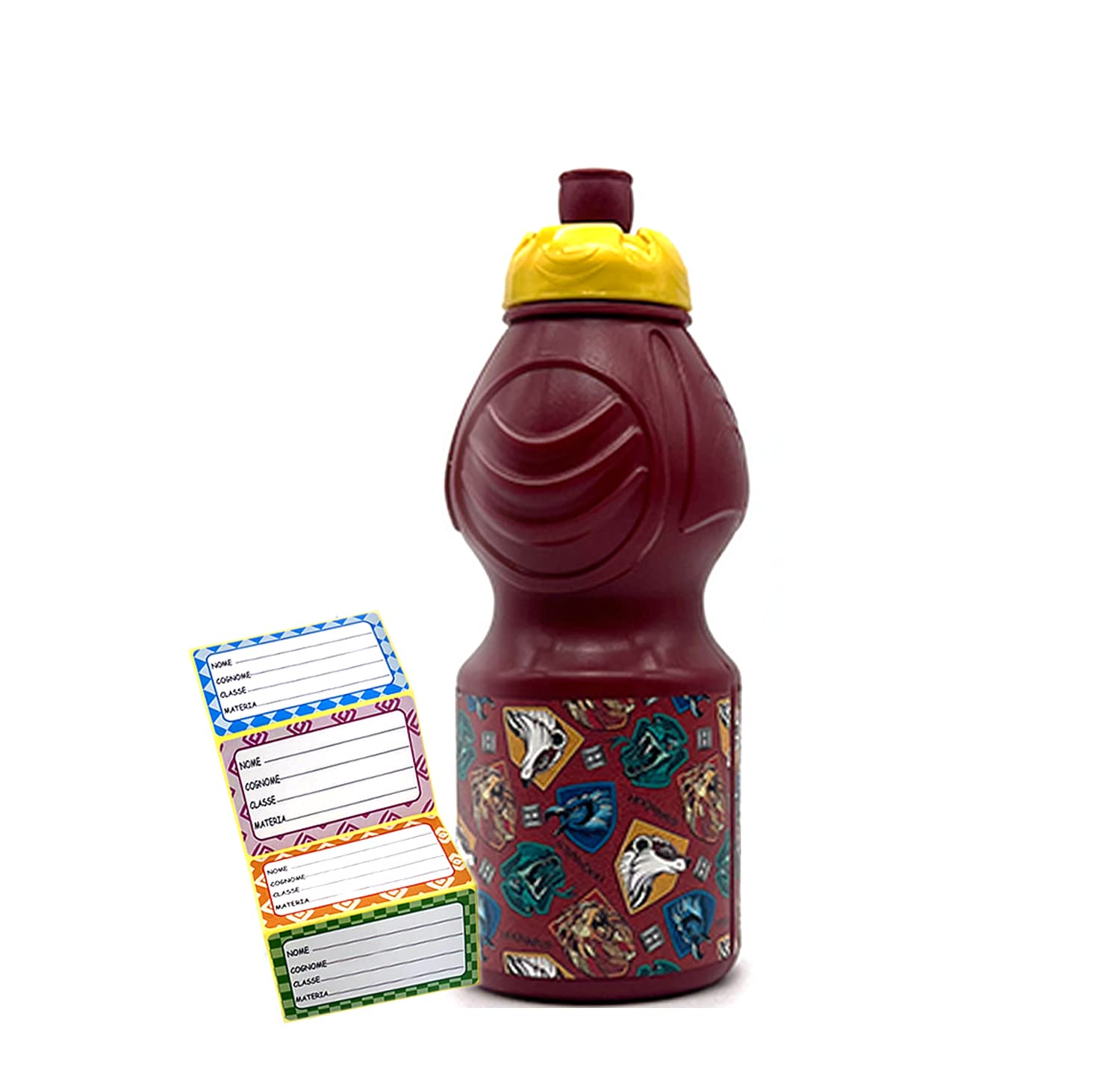 ICE TOYS Children's school bottle with characters includes name sticker (Harry)
