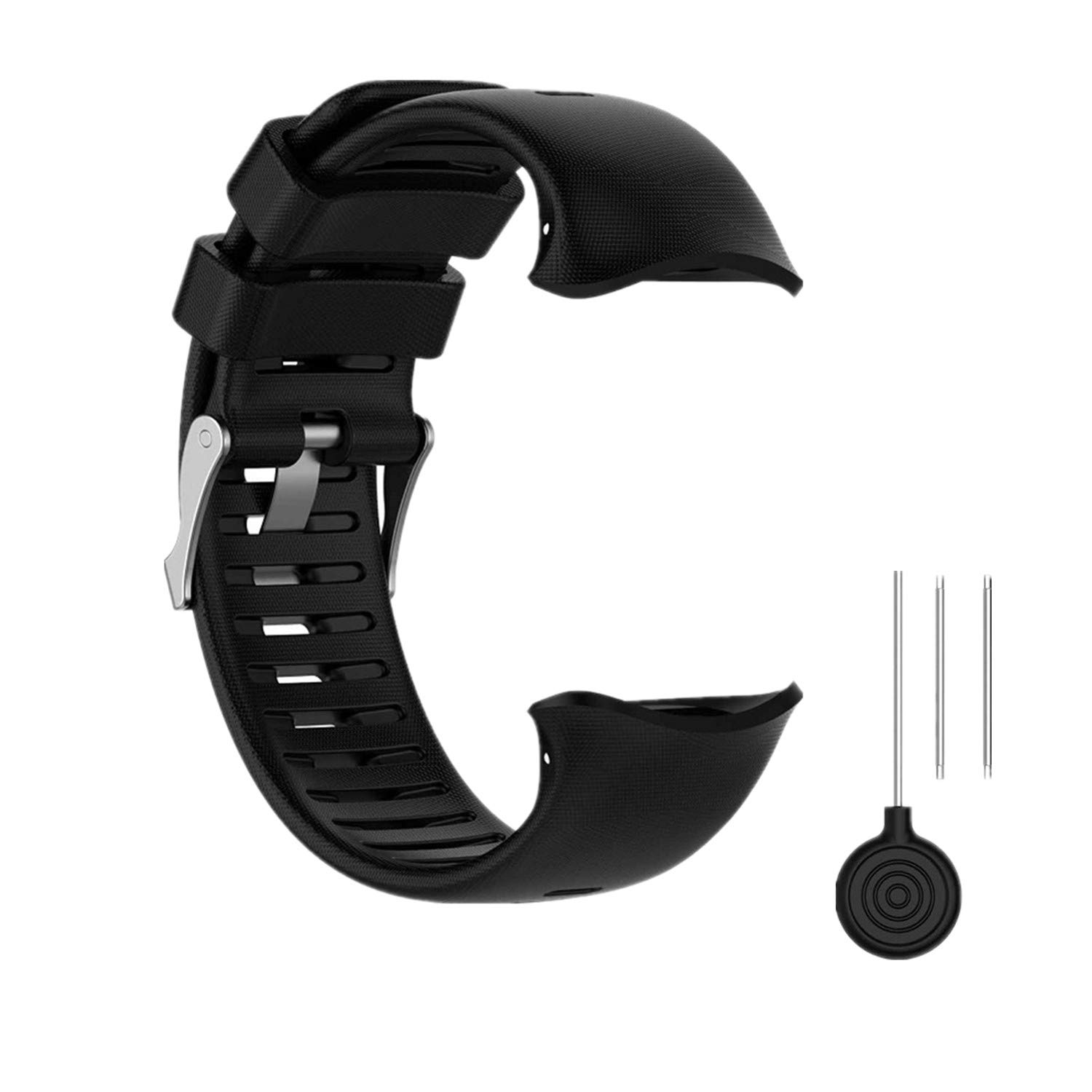 Muovrto Watch Strap for Polar Vantage V, Silicone Watchband Wristband Sport Fitness Wrist Band Replacement Strap