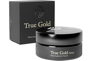 Live Resin Pure Gold Shilajit - Organic Shilajit Supplement with Over 80 Minerals - High Bioavailability & Antioxidant Suppor