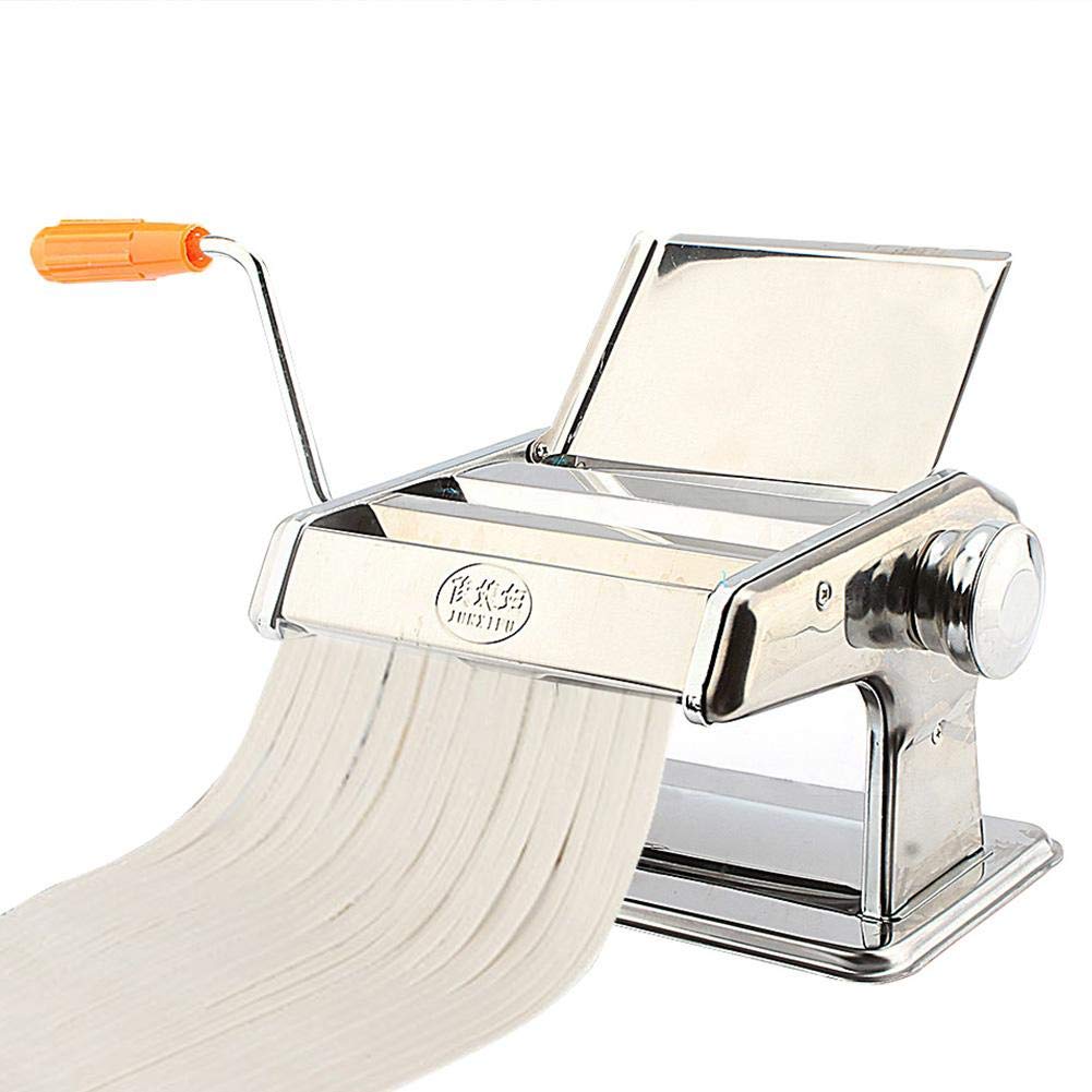 Pasta Cutter Machine, 3 in 1Handmade Noodle Cutter Pasta Roller Noodles Maker Stainless Steel Noodle Cutter Pasta Making Machine with 0.5-3mm Cutting Dies for Lasagna Spaghetti Tagliatelle Fettuccine